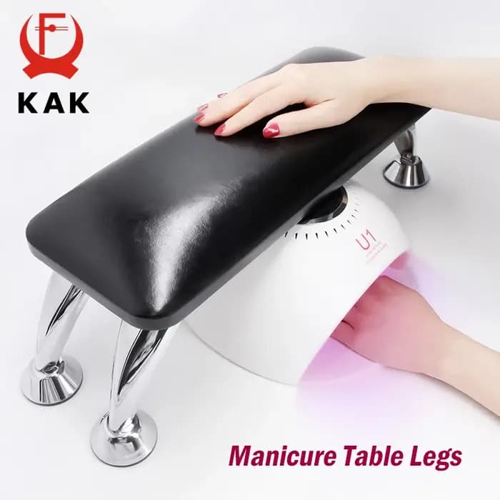 KAK-Pieds de meubles en métal chromé brillant, pieds de table, canapé-lit, remplacement de manucure,