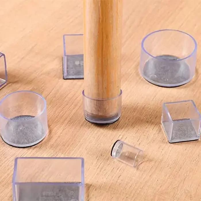 Couvre-pieds de chaise en caoutchouc antidérapants, 8 pièces, coussinets de protection des pieds, co