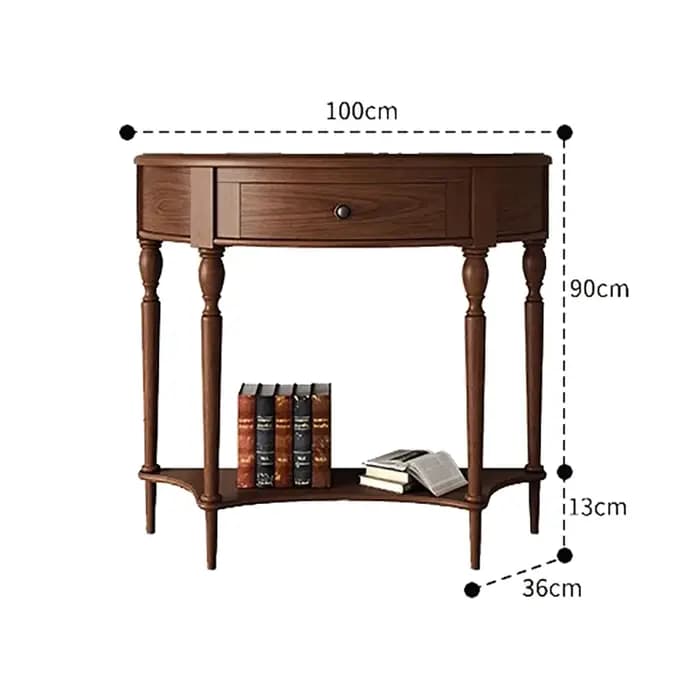 Table Console traditionnelle du milieu du siècle