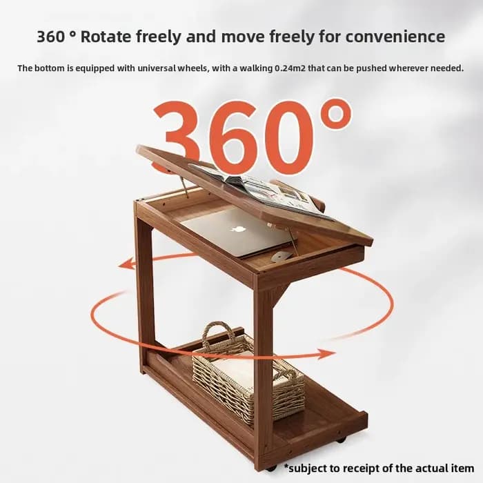 Table d'appoint rotative de style scandinave