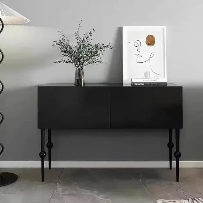 Table de couloir nordique tendance, Table d'angle de beauté Portable de luxe Unique, gain de place,