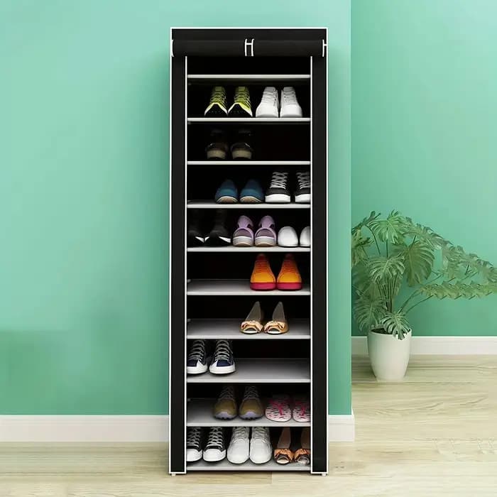 Armoire à chaussures multicouche anti-poussière, 1 pièce, étagère à chaussures, meubles et rangement