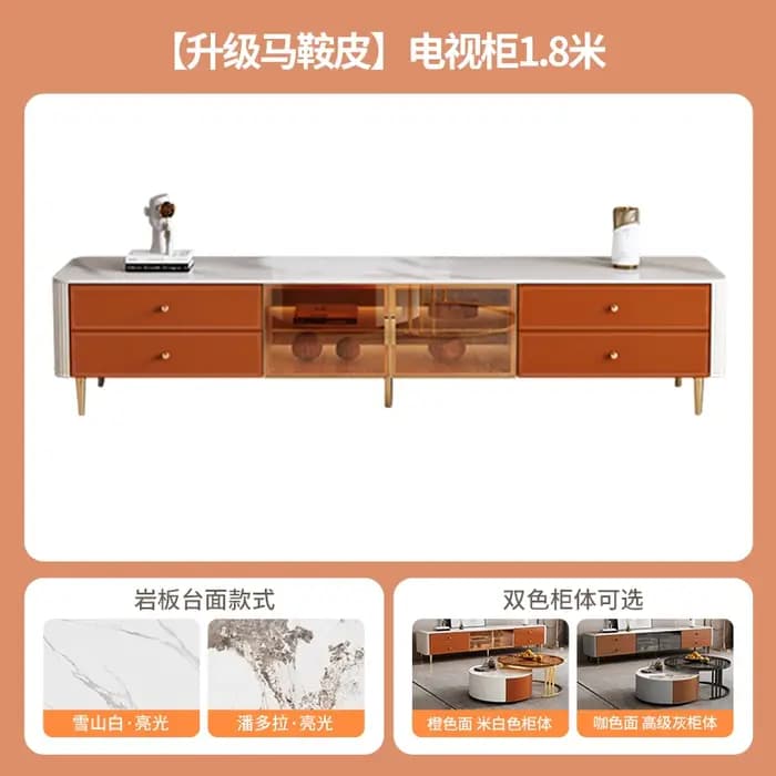 Meuble Tv De luxe italien tiroirs rangement Premium beauté meuble Tv Design moderne Mueble De Sala M