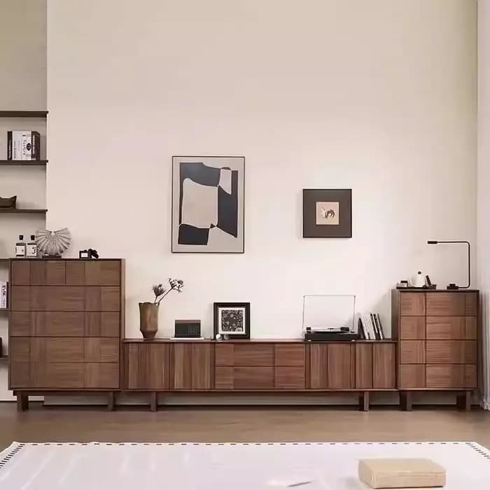 Meuble Tv élégant du milieu du siècle rétro minimaliste Unique