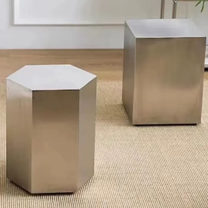 Tabourets modernes tabouret nordique en métal salon décoratif café tabouret bas minimalisme poufs ch