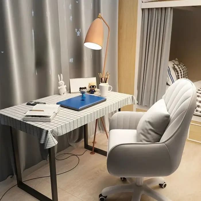 Chaise de Bureau Confortable à Dossier Long, pour Étudiante, Dortoir, Fille, Bureau, Maquillage, Ord