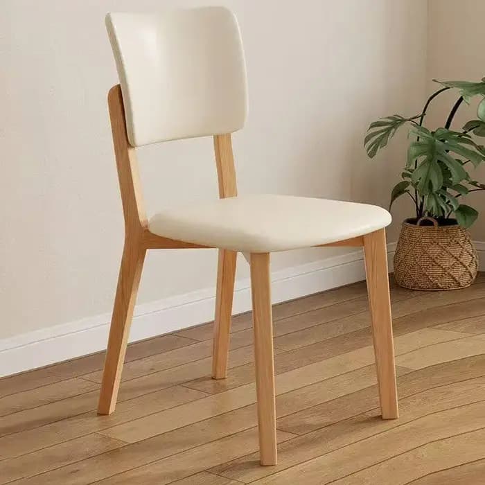 Chaises de salle à manger contemporaines en similicuir