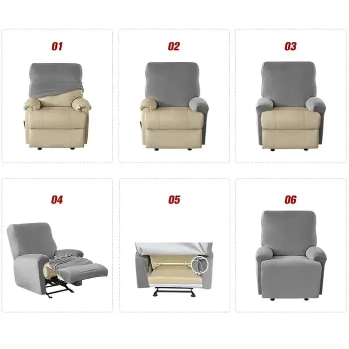 Housse de canapé inclinable pour salon