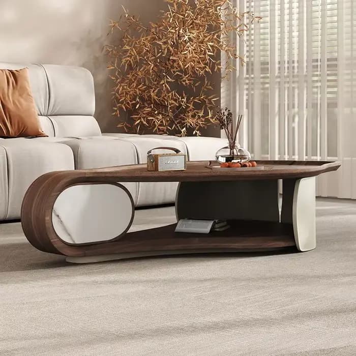 Table basse Senior moderne luxe irrégulière classique Tables centrales Design français Coutchtisch meubles de salon