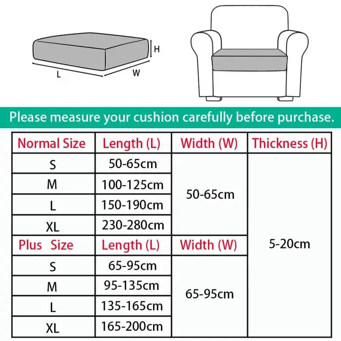 Housses de coussin de siège de canapé noires