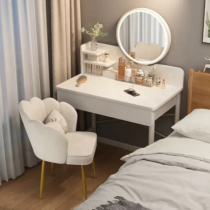 Commode chambre simple moderne petit appartement table de maquillage table de maquillage coiffeuse p