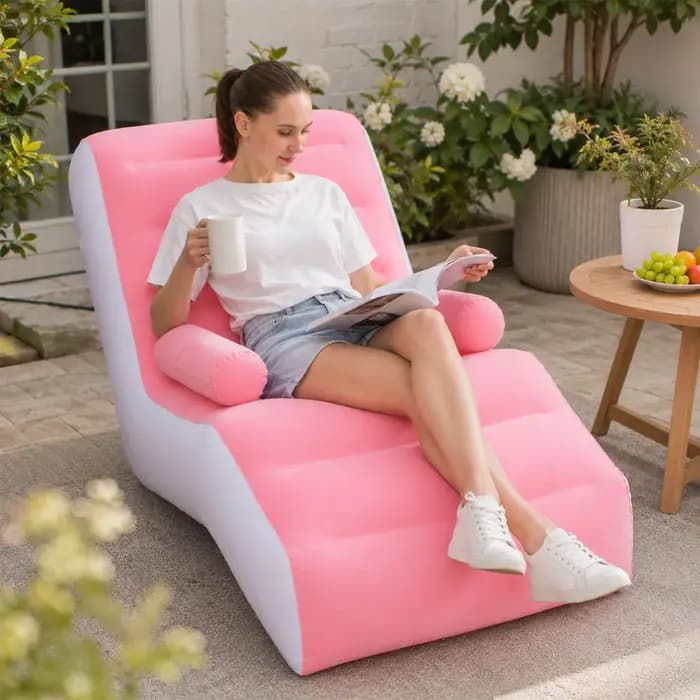 1PC Canapé gonflable en forme de S