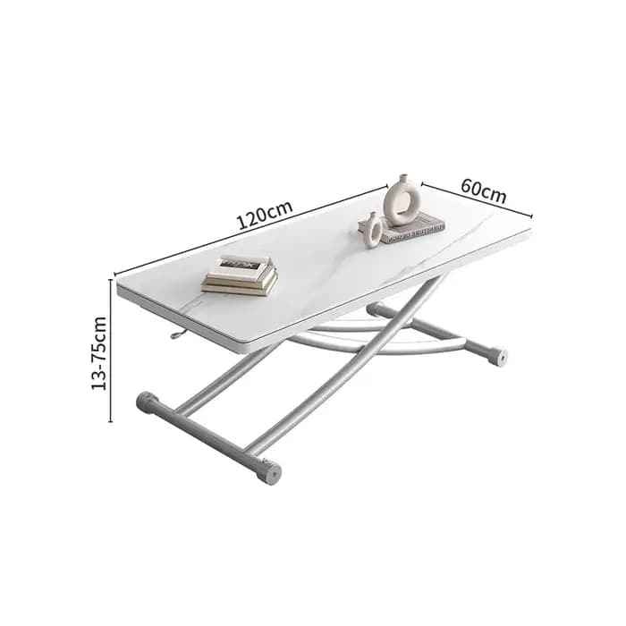 Table basse moderne pliante rectangulaire multifonction