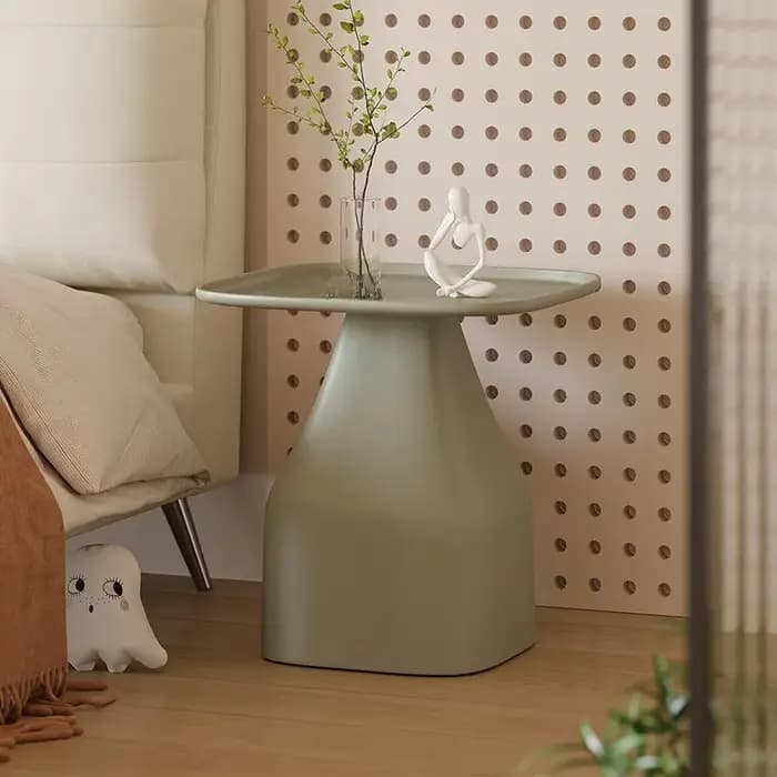 Table d'appoint de chambre à coucher en plastique