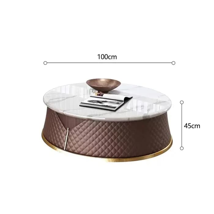 Table basse rectangulaire en marbre et acier inoxydable, combinaison de meuble TV, pour chambre post