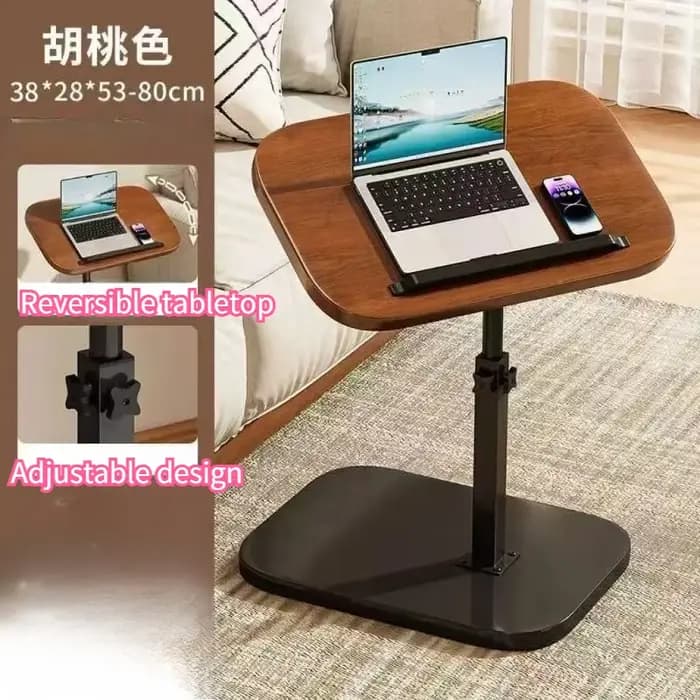 Table d'appoint relevable pour canapé