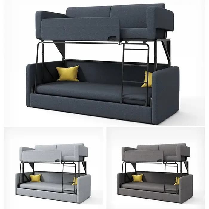 Canapé convertible moderne et confortable pour salon double
