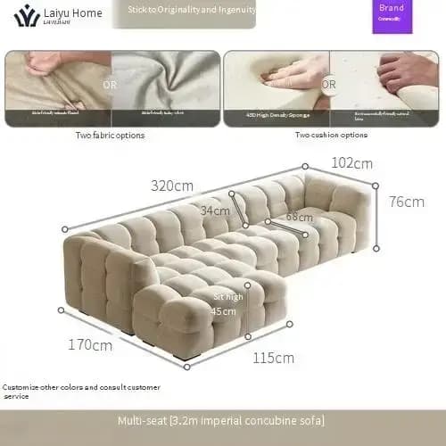 Canapés de salon de luxe design paresseux relaxant confortable canapé bouffant inclinable appartement minimaliste Woonkamer Banken meubles