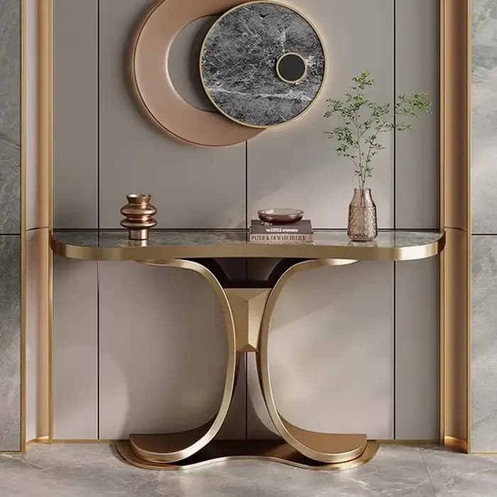 Table de salon verticale élégante