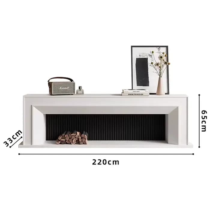 Meuble TV blanc moderne pour salon