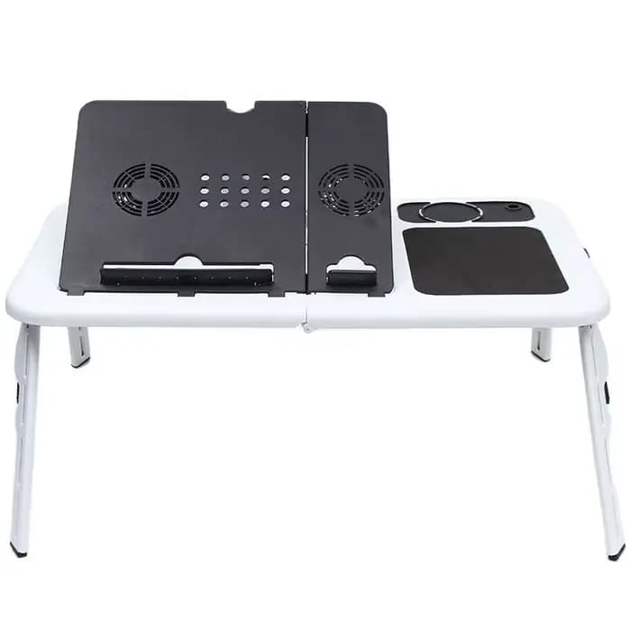 Support de bureau multifonctionnel pour ordinateur portable, table pliable avec refroidissement USB