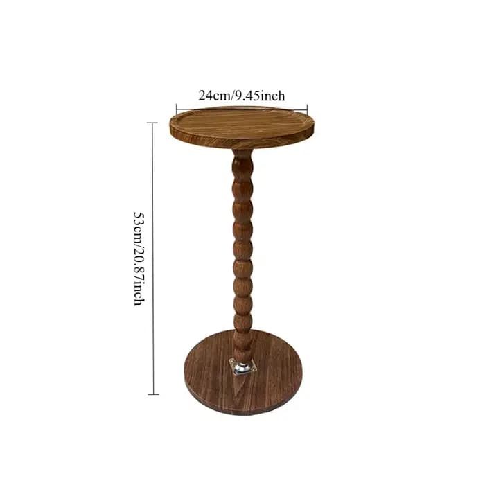 Table d'appoint ronde, petite table à boissons pour petits espaces