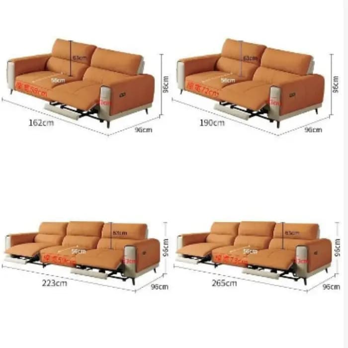 Classique adultes canapé coussin électrique salon moderne