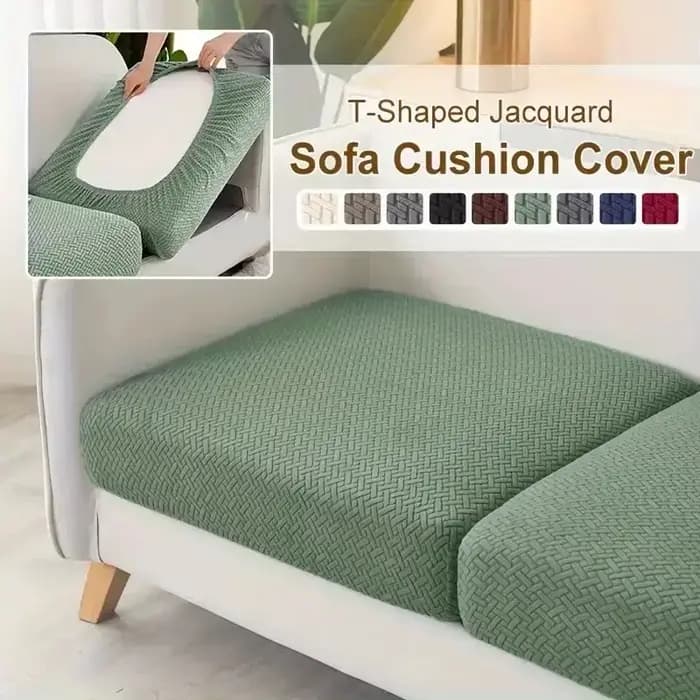Housse de coussin de siège de canapé en Jacquard