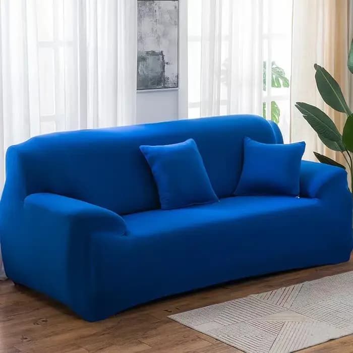 Housses de canapé élastiques de couleur unie pour salon