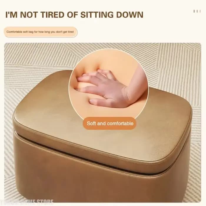 Moderne Simple organisateur tabouret poufs créatif ménage confortable canapé rembourré salon