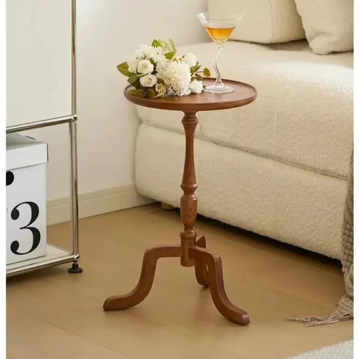 Petite Table basse ronde nordique Simple pour la maison, jardin extérieur américain, Table d'appoint