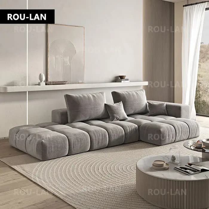 Canapé en tissu minimaliste italien