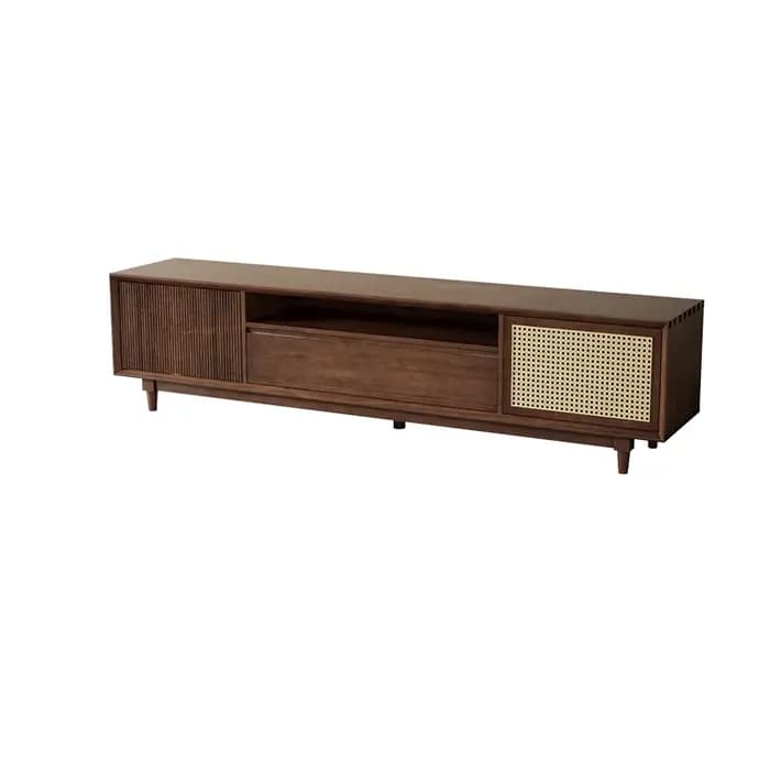 Porte Vintage longue meuble Tv décoration marron salon meuble Tv appartements chambre basse Mueble D