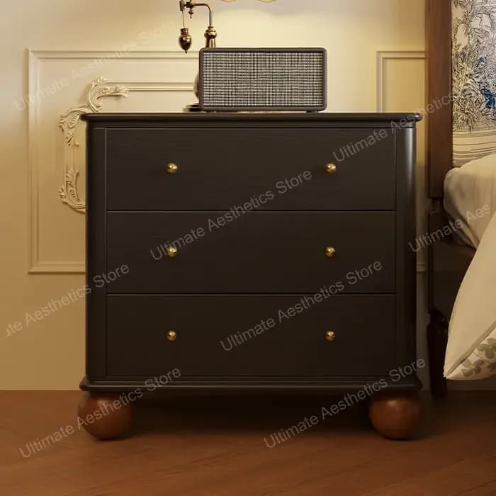 Table de chevet de grande capacité, luxe et raffinement, table de nuit pratique et minimaliste, meuble de chambre à coucher moderne et créatif