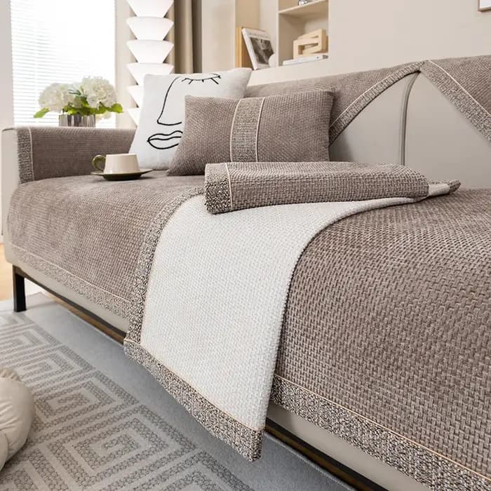 Coussin de canapé en lin 2024
