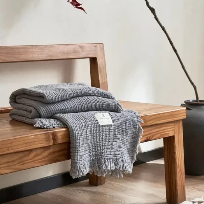 Couvertures en coton doux