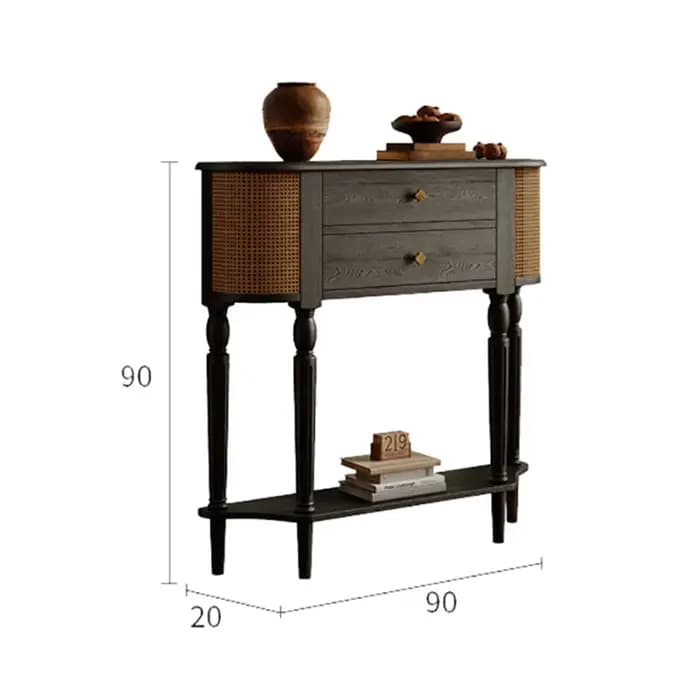 Table de Console de beauté Vintage