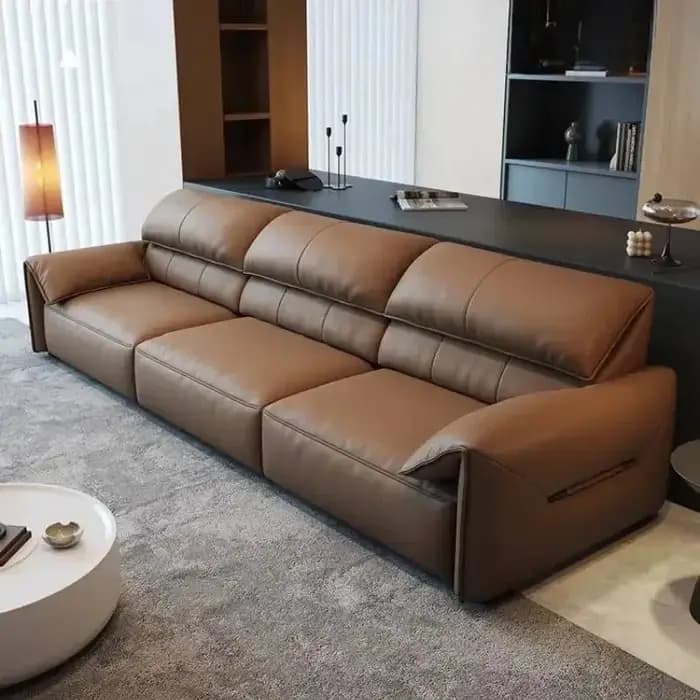 Canapé-lit électrique intelligent 2 places surdimensionné avec accoudoirs pour appartements – Design