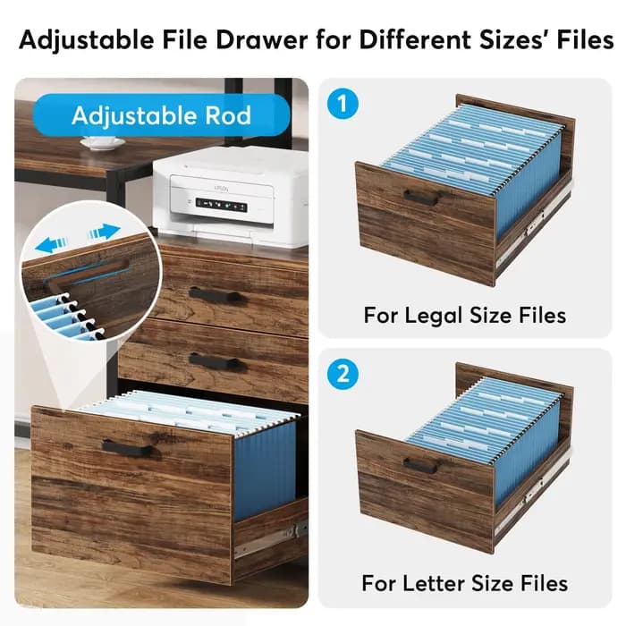 Tribesigns-Bureau d'ordinateur ergonomique avec support de moniteur, table d'ordinateur industrielle