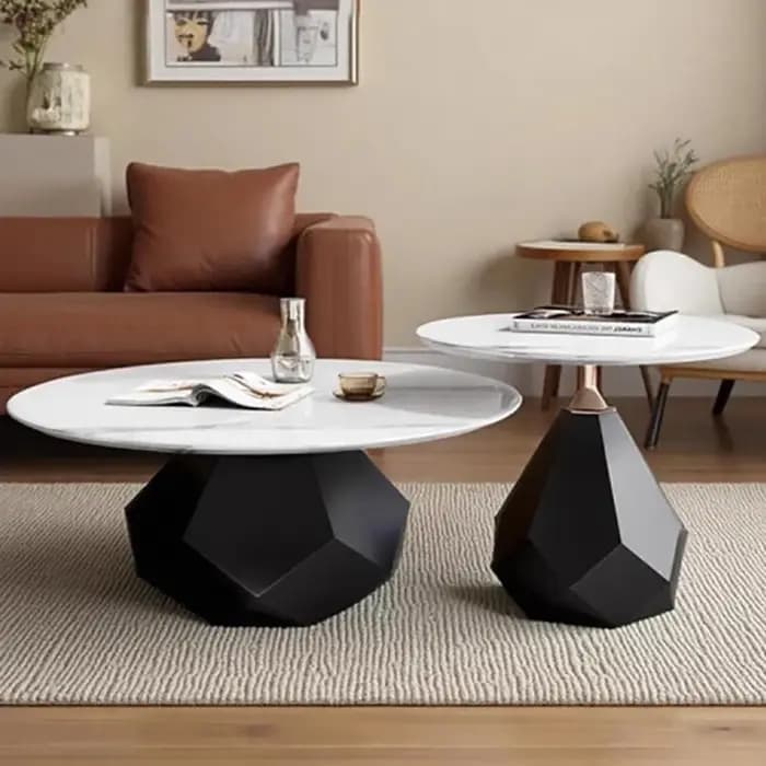 Tables basses esthétiques Glam Tendance Moderne Nordique Design de table basse Unique Luxe Mesa De Centro Sala Meubles de salon