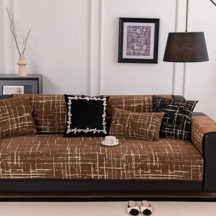 Housse de canapé de luxe légère et moderne