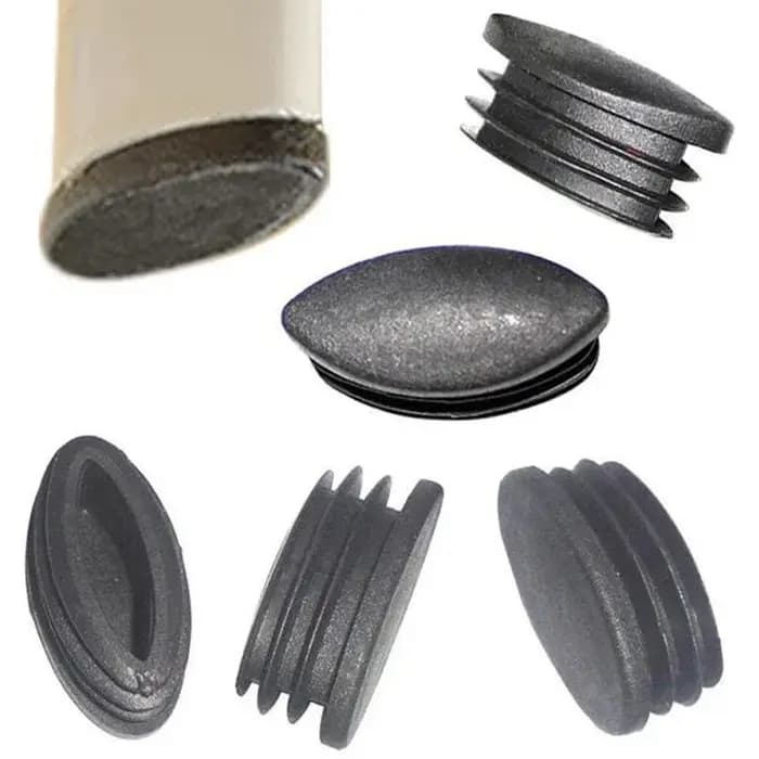 Bouchon de Tubes d'olive antidérapant, 20 pièces, capuchon d'extrémité, pied de Table, couvercle ant
