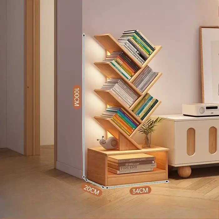 Bibliothèque en forme d'arbre