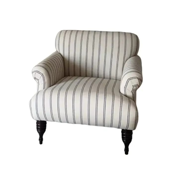 Fauteuil lounge d'inspiration vintage avec support lombaire