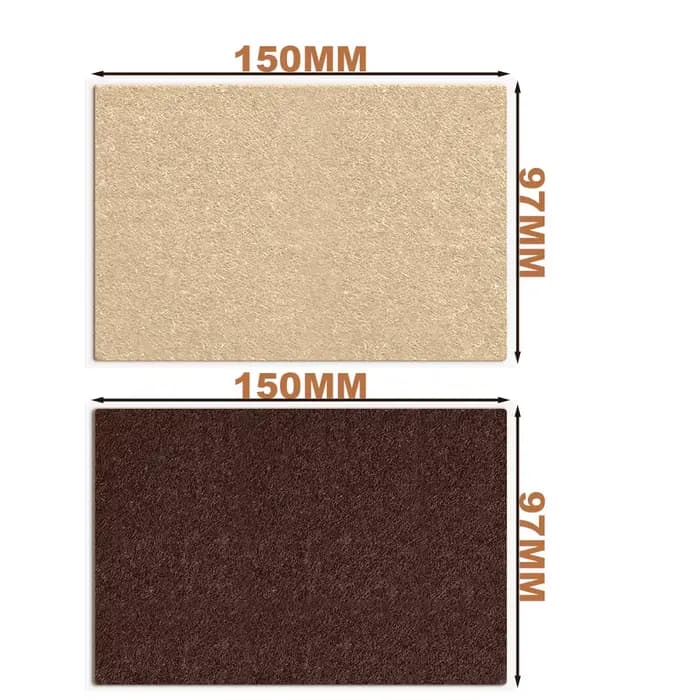 Feutre protecteur personnalisable pour pieds de meubles, feuilles de feutre à découper soi-même pour protéger les sols des chaises et des tables, marron beige
