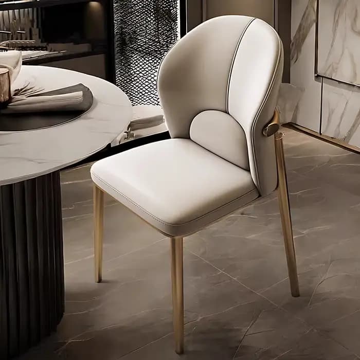 Ensemble de 2 chaises de salle à manger simples et uniques