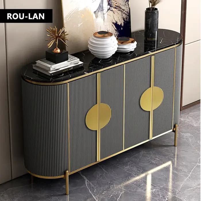 Armoire de Rangement d'Entrée de Luxe Légère