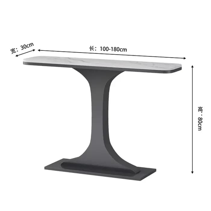 Table d'angle d'entrée tendance