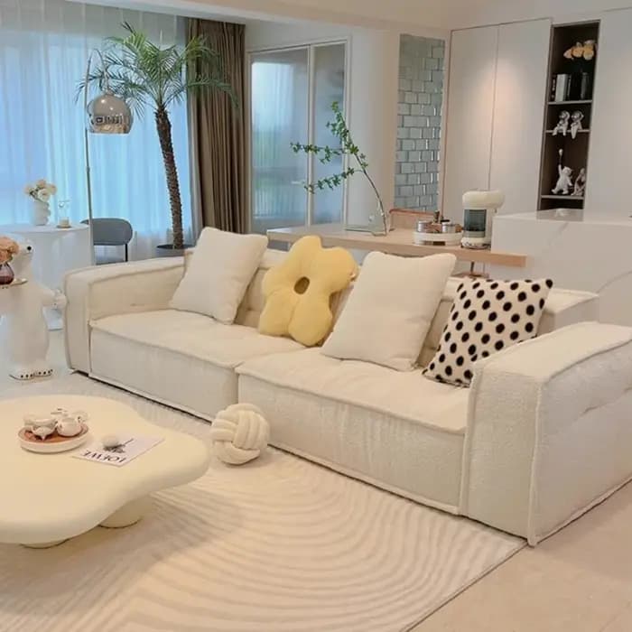 Canapé de salon classique design adultes nordique confortable romantique