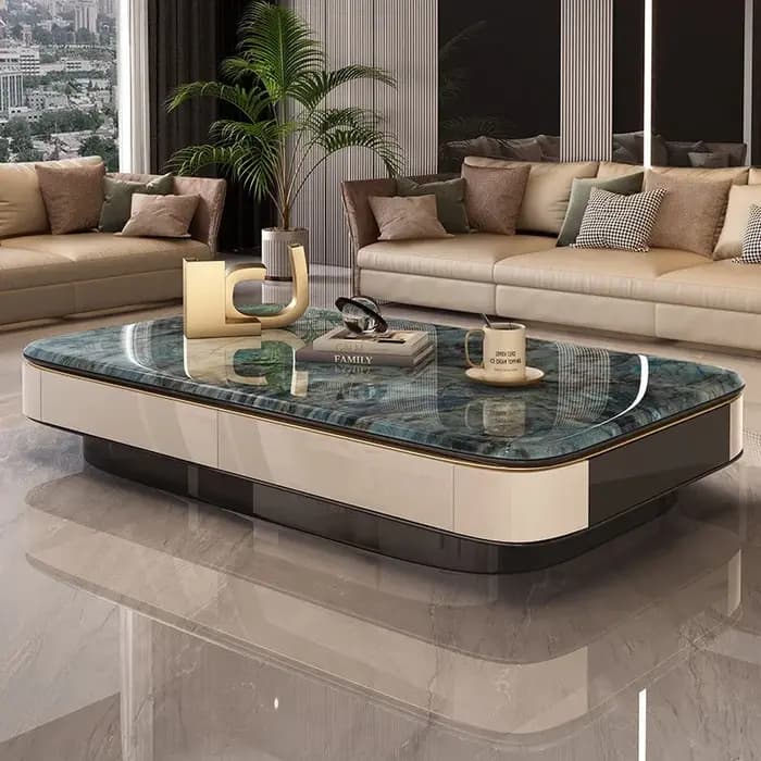 Table basse Design au sol